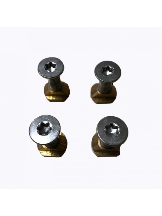 Indiana - Βίδες 25mm με παξιμάδι σετ 4τμχ για σανίδα Foil - Indiana