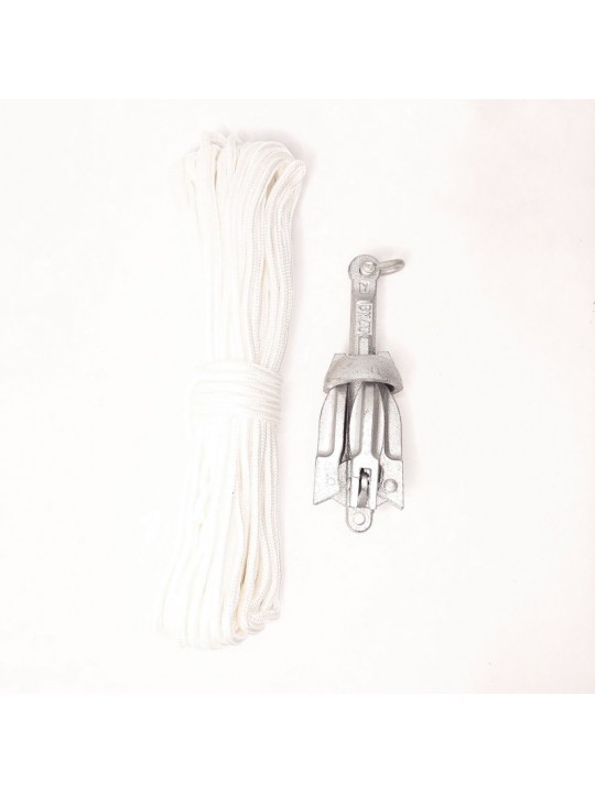 OEM - Άγκυρα καγιάκ 0.7kg με σχοινί 20μ.