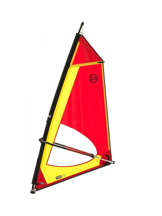 Tiki - Classic 3,0 Dacron sail - Ολοκληρωμένο σετ πανί για windsurf με epoxy άλμπουρο - ΤΙΚΙ