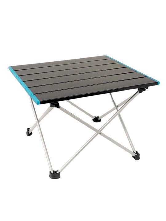 Yaia - Πτυσσόμενο Τραπέζι camping αλουμινίου 41*34*29cm Μπλε - Yaia