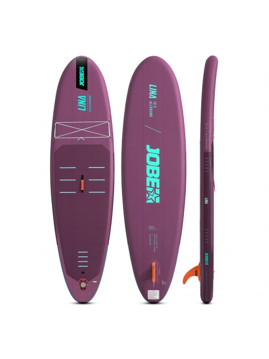 Jobe - Jobe Φουσκωτή σανίδα SUP 10' Lina Lite Πακέτο - Μωβ Jobe - Jobe Φουσκωτή σανίδα SUP 10' Lina Lite Πακέτο - Μωβ