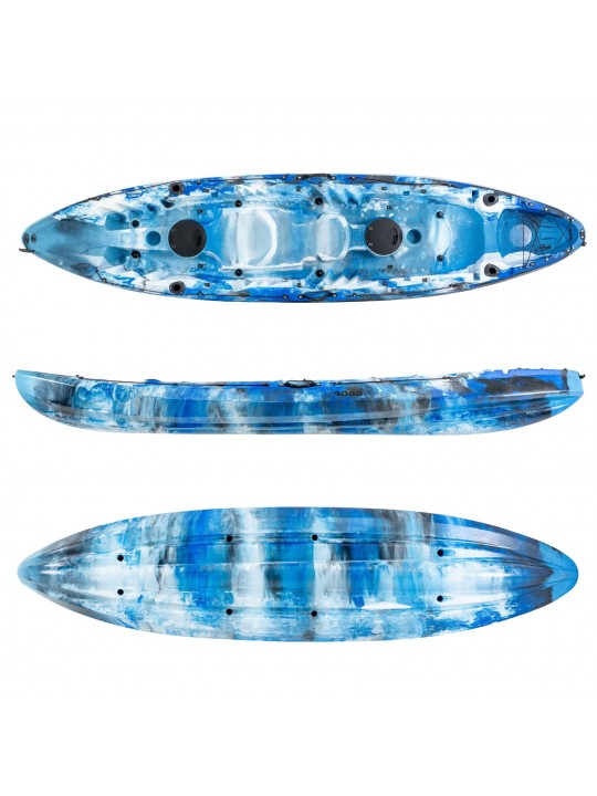 SCK - SCK Nereus HD Θαλάσσιο καγιάκ 3 θέσεων - Μπλε/ Άσπρο Camo SCK - SCK Nereus HD Θαλάσσιο καγιάκ 3 θέσεων - Μπλε/ Άσπρο Camo