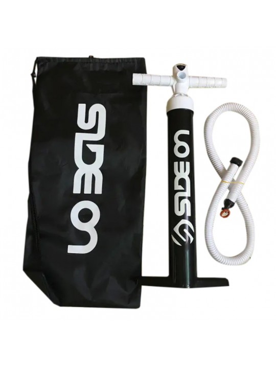 Side-On - Τρόμπα χειρός 1.8L για Kite και Wing διπλής ενεργείας με αντάπτορες SIDEON