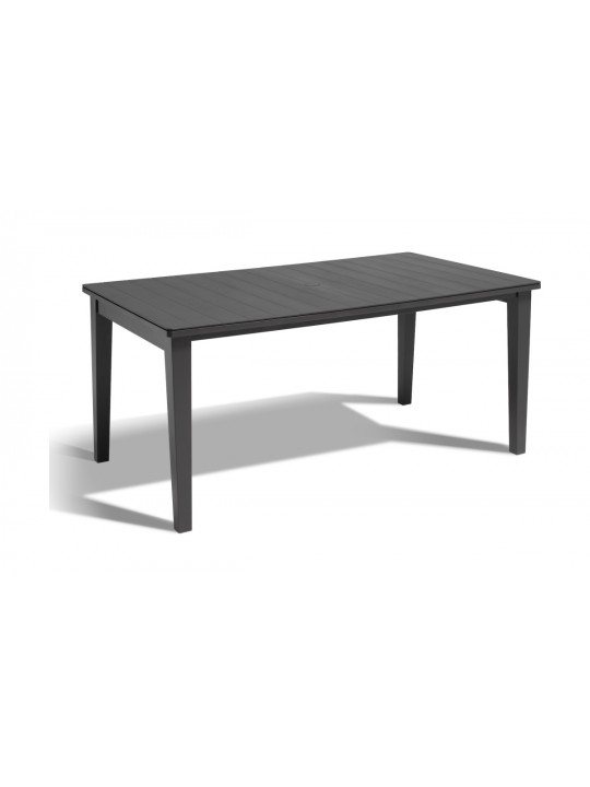 Τραπέζι Εξωτερικού Χώρου από Πολυπροπυλένιο Futura Ανθρακί 165x94x74εκ. - 209678