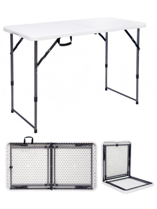 ΤΡΑΠΕΖΙ  ΠΤΥΣΣΟΜΕΝΟ CATERING ΒΑΛΙΤΣΑ- ΔΙΑΣΤΑΣΕΙΣ: 120x60x54/74/90cm