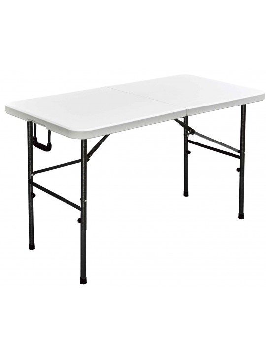 ΤΡΑΠΕΖΙ ΜΕΤΑΛΛΙΚΟ  CATERING  ΒΑΛΙΤΣΑ ΠΤΥΣΣΟΜΕΝΟ ΛΕΥΚΟ-ΔΙΑΣΤΑΣΕΙΣ: 122x60x74cm