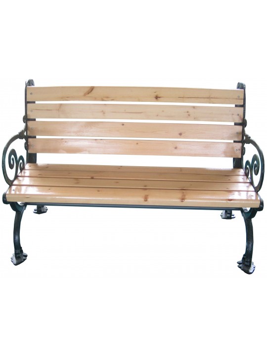 ΠΑΓΚΑΚΙ ΕΝΙΣΧΥΜΕΝΟ ΜΕΤΑΛΛΙΚΟ ΜΕ ΞΥΛΟ -ΔΙΑΣΤΑΣΕΙΣ: L152xW59x H74/38cm