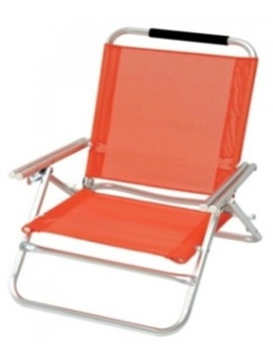 ΚΑΡΕΚΛΑ ΠΑΡΑΛΙΑΣ ΑΛΟΥΜΙΝΙΟΥ ΠΟΡΤΟΚΑΛΙ ΜΕ ΜΠΡΑΤΣΑ