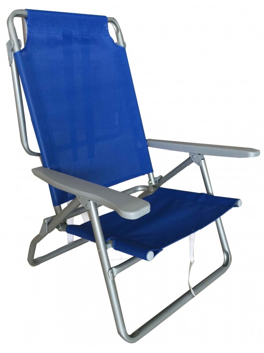 ΚΑΡΕΚΛΑ ΠΑΡΑΛΙΑΣ  ΜΕΤΑΛΛΙΚΗ ΜΠΛΕ TEXT