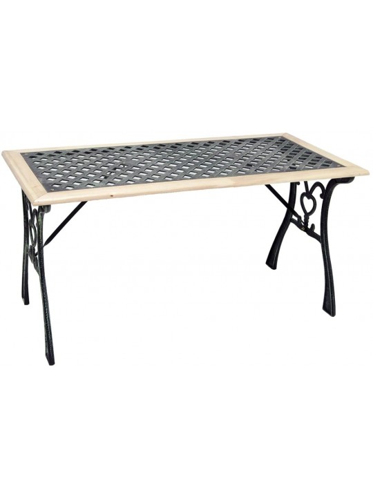 ΤΡΑΠΕΖΙ ΜΑΝΤΕΜΙ ΜΕ ΞΥΛΟ -ΔΙΑΣΤΑΣΕΙΣ: L115xW55xH58cm