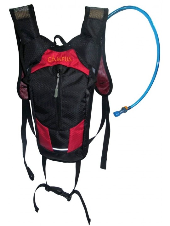 CAMPUS ΣΑΚΙΔΙΟ BIKE 6 Lt,  ΜΑΥΡΟ-ΚΟΚΚΙΝΟ-ΠΕΡΙΕΧΕΙ ΣΑΚΟ ΝΕΡΟΥ 1,5 Lt.