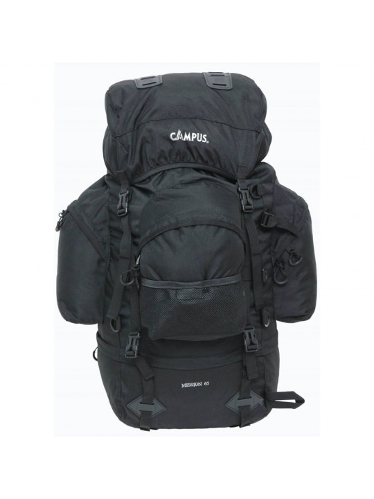 CAMPUS ΣΑΚΙΔΙΟ ΣΤΡΑΤΙΩΤΙΚΟ ΠΛΑΤΗΣ MISSION 65 Lt. ΜΑΥΡΟ