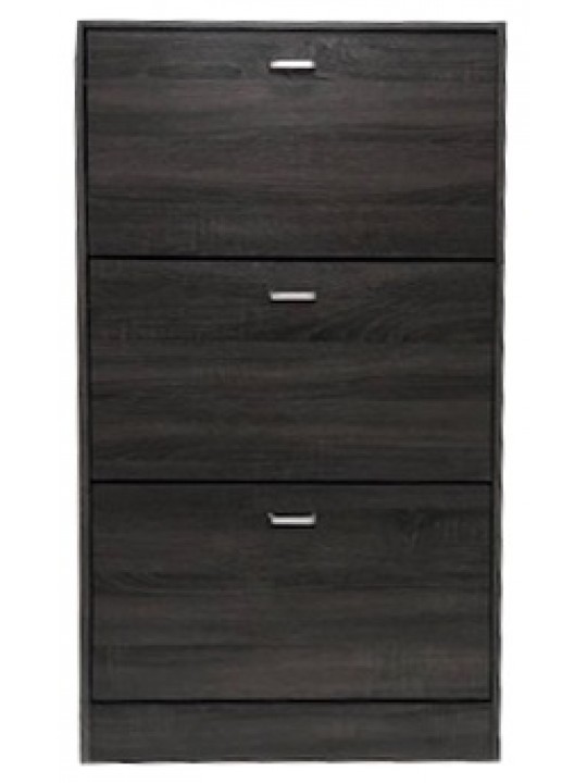 VELCO Pro Systems ΠΑΠΟΥΤΣΟΘΗΚΗ  ΜΕ ΤΡΕΙΣ ΠΟΡΤΕΣ-ΑΕΡΙΖΟΜΕΝΗ ΠΛΑΤΗ 63x24x115 εκ  ΓΚΡΙ ΟΞΙΑ