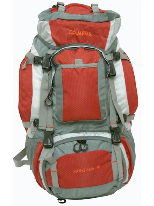 CAMPUS ΣΑΚΙΔΙΟ ΠΛΑΤΗΣ MONTANA 50Lt. ΚΟΚΚΙΝΟ-ΓΚΡΙ