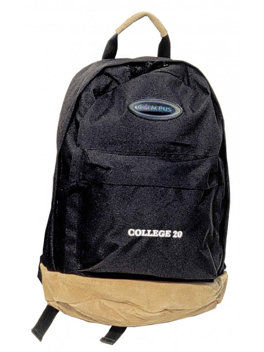 CAMPUS ΣΑΚΙΔΙΟ ΠΛΑΤΗΣ COLLEGE 20 Lt. ΜΑΥΡΟ