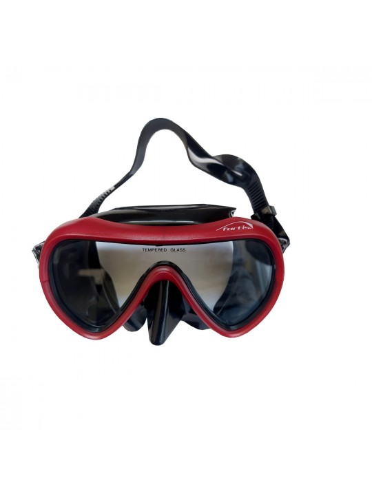 fortis ΜΑΣΚΑ ΕΝΗΛΙΚΩΝ PVC ΔΙΧΡΩΜΗ (ΜΑΥΡΗ- ΚΟΚΚΙΝΗ)