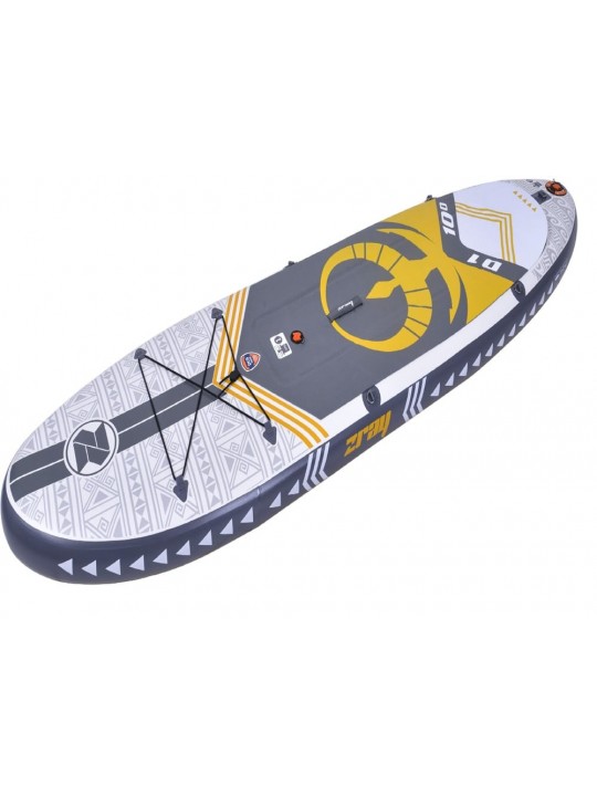 zray ΣΑΝΙΔΑ SUP D1 ΓΚΡΙ 305x81x15cm ΜΕ ΜΟΝΟ ΠΤΕΡΥΓΙΟ
