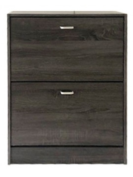 VELCO Pro Systems ΠΑΠΟΥΤΣΟΘΗΚΗ ME ΔΥΟ ΠΟΡΤΕΣ-ΑΕΡΙΖΟΜΕΝΗ ΠΛΑΤΗ 63x24x80 εκ  ΓΚΡΙ ΟΞΙΑ