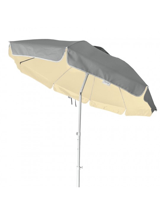 ΟΜΠΡΕΛΑ ΒΕΡΑΝΤΑΣ-ΚΗΠΟΥ-ΘΑΛΑΣΣΗΣ ΕΚΡΟΥ ΜΕ ΑΣΗΜΙ ΕΞΩΤΕΡΙΚΗ ΕΠΙΣΤΡΩΣΗ ΕΝΙΣΧΥΜΕΝΗ 2m ΜΕΤΑΛΛΙΚΗ