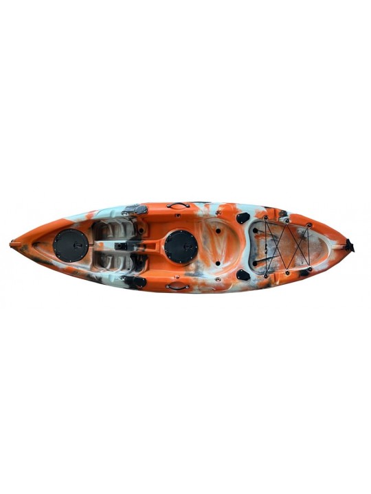 fortis ΚΑΥΑΚ JUNGLE ORANGE  L270xW80xD30cm ΜΟΝΟΘΕΣΙΟ