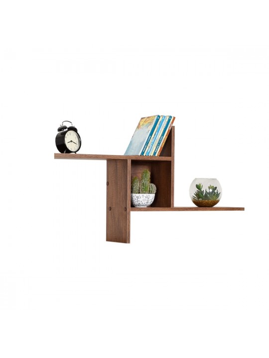 ΡΑΦΙ ΤΟΙΧΟΥ W100xD18xH50cm OSLO WALNUT