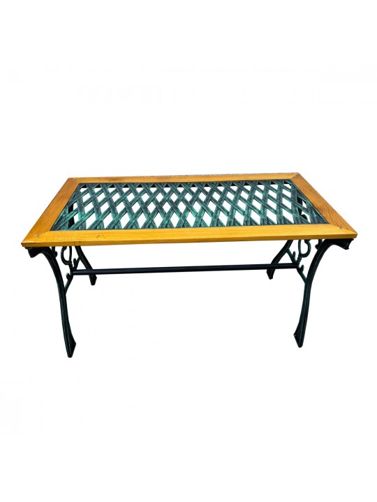 ΤΡΑΠΕΖΙ ΜΑΝΤΕΜΙ ΜΕ ΞΥΛΟ ΜΕ ΠΛΑΣΤΙΚΗ ΕΠΙΦΑΝΕΙΑ -ΔΙΑΣΤΑΣΕΙΣ: L99xW47xH57cm