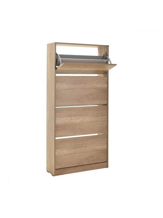 ΠΑΠΟΥΤΣΟΘΗΚΗ ΜΕ ΤΕΣΣΕΡΙΣ ΠΟΡΤΕΣ -ΠΡΟΑΙΡΕΤΙΚΑ  ΑΕΡΙΖΟΜΕΝΗ ΠΛΑΤΗ  73x26x157 εκ TORI