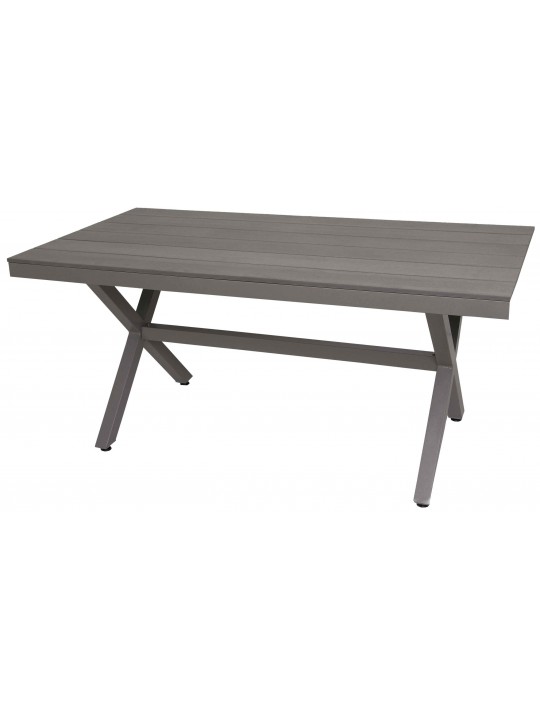 ΤΡΑΠΕΖΙ POLYWOOD ΑΝΘΡΑΚΙ ΑΛΟΥΜΙΝΙΟΥ L160ΧW85ΧH72cm