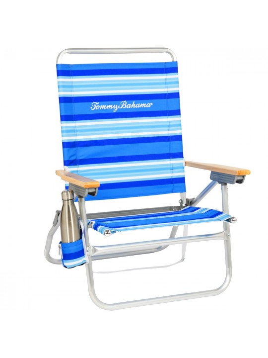 Tommy Bahama ΚΑΡΕΚΛΑ ΠΑΡΑΛΙΑΣ- 32cm ΥΨΟΣ ΚΑΘΙΣΜΑΤΟΣ-ΑΛΟΥΜΙΝΙΟΥ  4 ΘΕΣΕΩΝ ME POLYESTER 600D