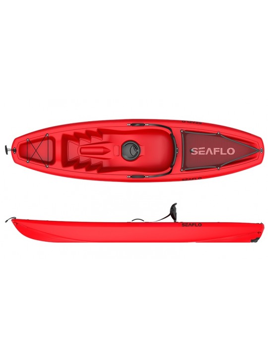 SEAFLO ΚΑΥΑΚ L266xW66xD25cm ΜΟΝΟΘΕΣΙΟ ΚΟΚΚΙΝΟ