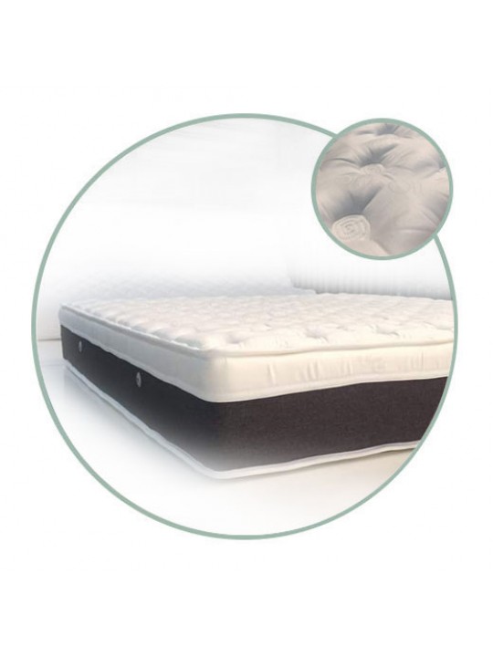 Στρώμα Achaia Strom Olive Oil Springs Latex 2 σε 1 (Ορθοπεδικό-Ανατομικό) με Ανώστρωμα μονό 90x200x30cm - 00.00.300