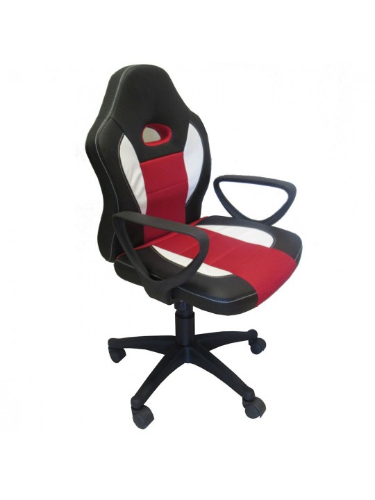 Καρέκλα Γραφείου ArteLibre Gaming ΔΩPOΘEA Μαύρο/Κόκκινο 58x60x90-100cm