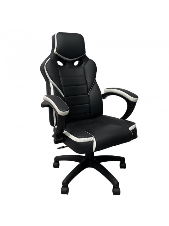 Καρέκλα Γραφείου ArteLibre Gaming ΚΛΕΟΝΙΚΗ Μαύρο/Λευκό 65x72x118-126cm
