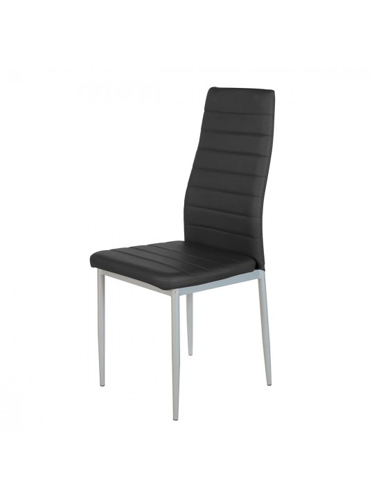 Καρέκλα ArteLibre ROSE Μαύρο PVC 53x39x96cm