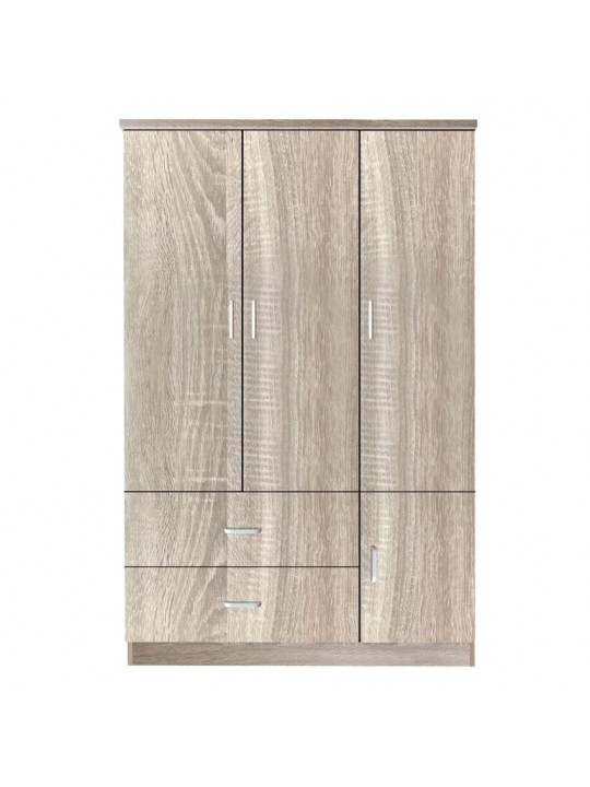 Ντουλάπα ArteLibre TUBEROSA Φυσικό Μοριοσανίδα 120x50x180cm