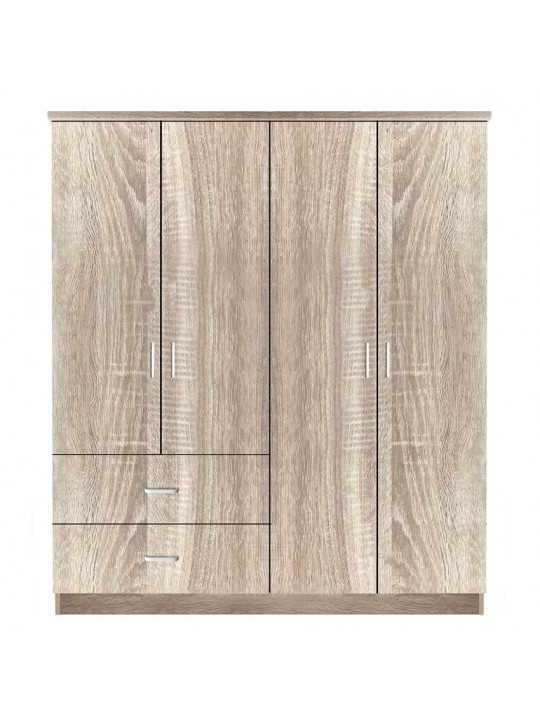 Ντουλάπα ArteLibre CANDY CANE Φυσικό Χρώμα 160x50x195cm