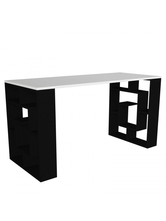 Γραφείο ArteLibre LINE Λευκό/Μαύρο 140x60x74cm
