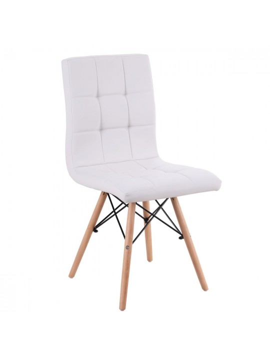 Καρέκλα ArteLibre CUPPLESSUS Λευκό PU 43x55x86cm