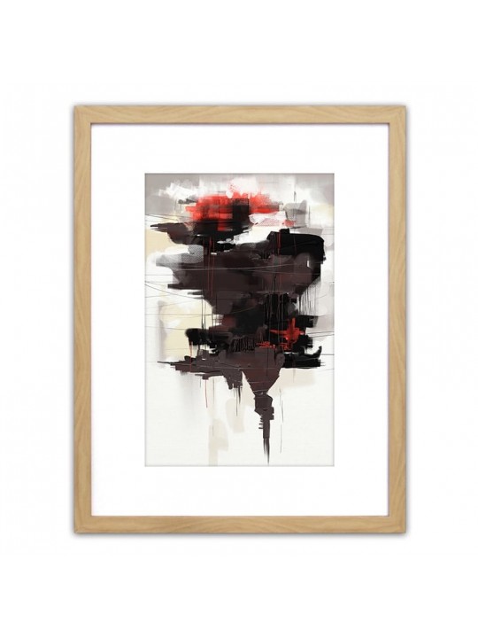 Πίνακας Σε Κορνίζα ArteLibre Πλαστικό 'Abstract' 35x45x1.8cm
