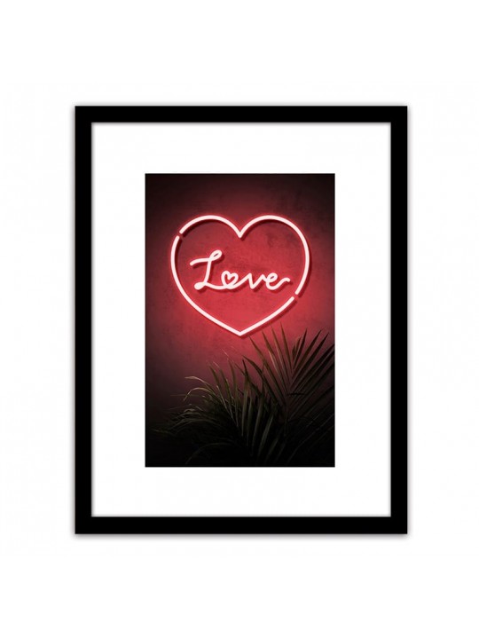 Πίνακας Σε Κορνίζα ArteLibre Πλαστικό 'Love' 35x45x1.8cm