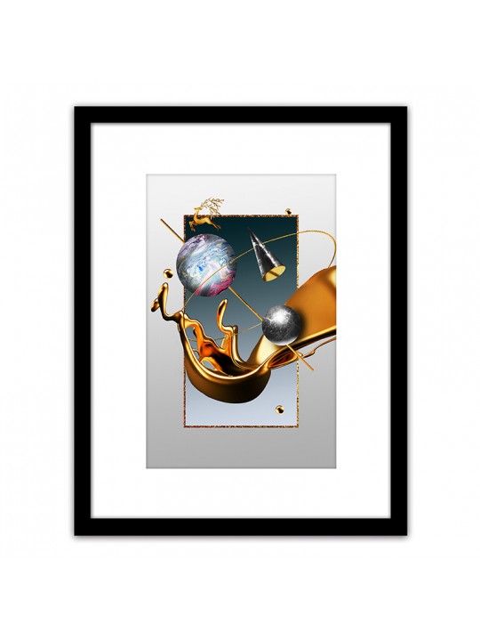 Πίνακας Σε Κορνίζα ArteLibre Πλαστικό 'Abstract' 35x45x1.8cm