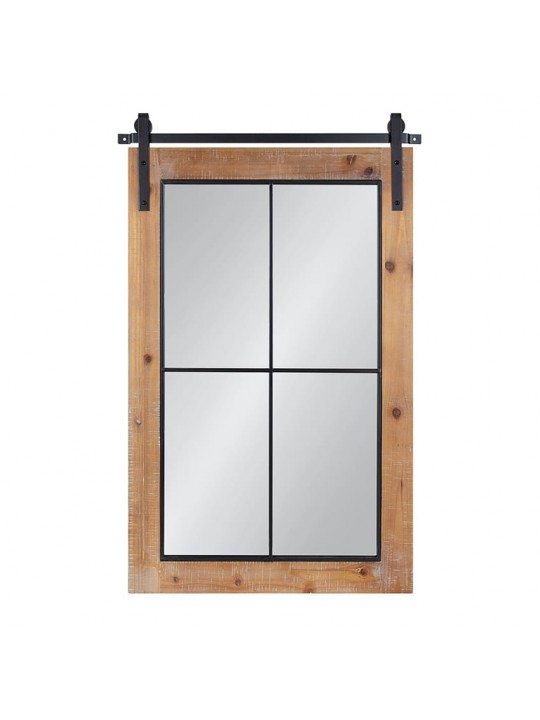 Καθρέπτης Τοίχου ArteLibre Φυσικό MDF 56x93x3cm