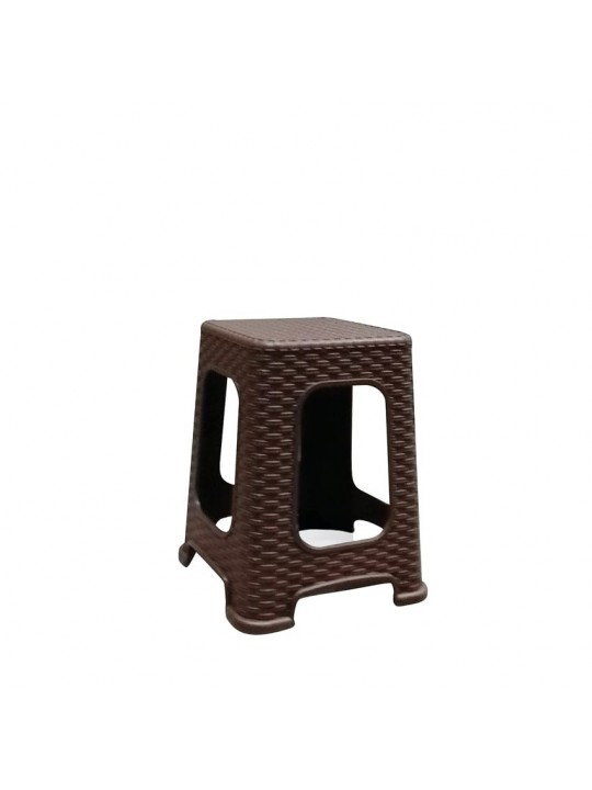 Σκαμπό ArteLibre Καφέ Rattan 35x35x46cm