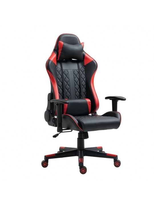 Καρέκλα Γραφείου ArteLibre Gaming ENNIS Κόκκινο/Μαύρο PVC 70x55x122-131cm
