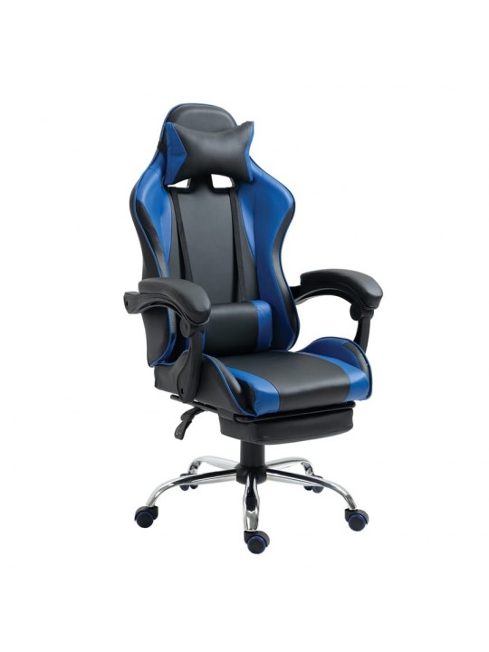Καρέκλα Γραφείου ArteLibre Gaming BRAY Μπλε/Μαύρο PVC 67x50x120-127cm