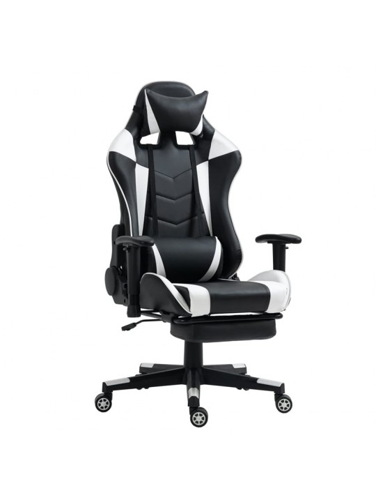 Καρέκλα Γραφείου ArteLibre Gaming SLIGO Λευκό/Μαύρο PVC 70x55x122-131cm