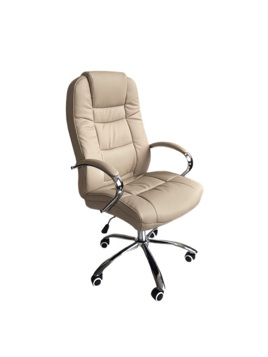 Καρέκλα Γραφείου ArteLibre FALKIRK Μπεζ PU 72x64.5x115-123cm