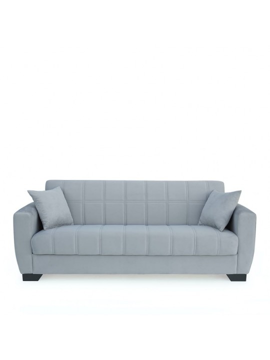 Καναπές Κρεβάτι Τριθέσιος ArteLibre DIEGO 3S Γκρι 210x84x86cm