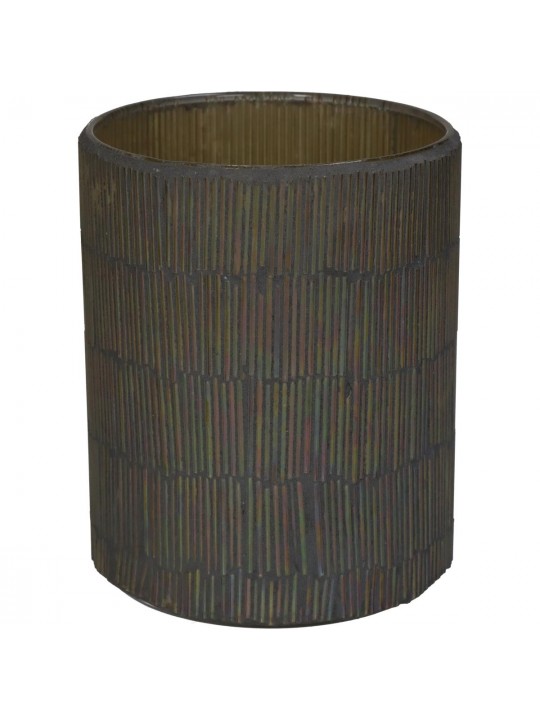 Κηροπήγιο ArteLibre Πολύχρωμο Γυαλί 10x10x13cm