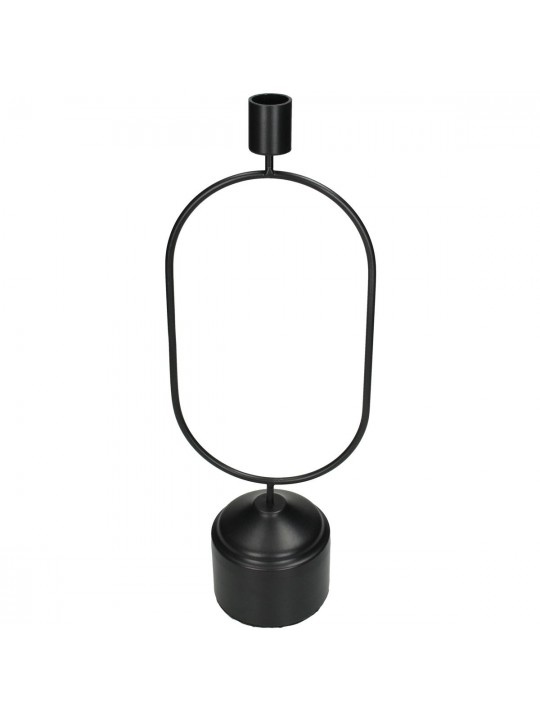 Κηροπήγιο ArteLibre Μαύρο Μέταλλο 13x8.5x36cm